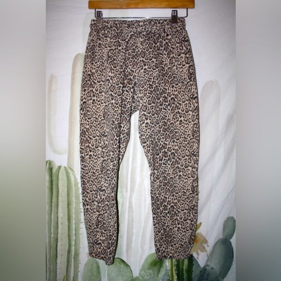 Socialite Leopard Joggers 🌵X-Small - Picture 1 of 10